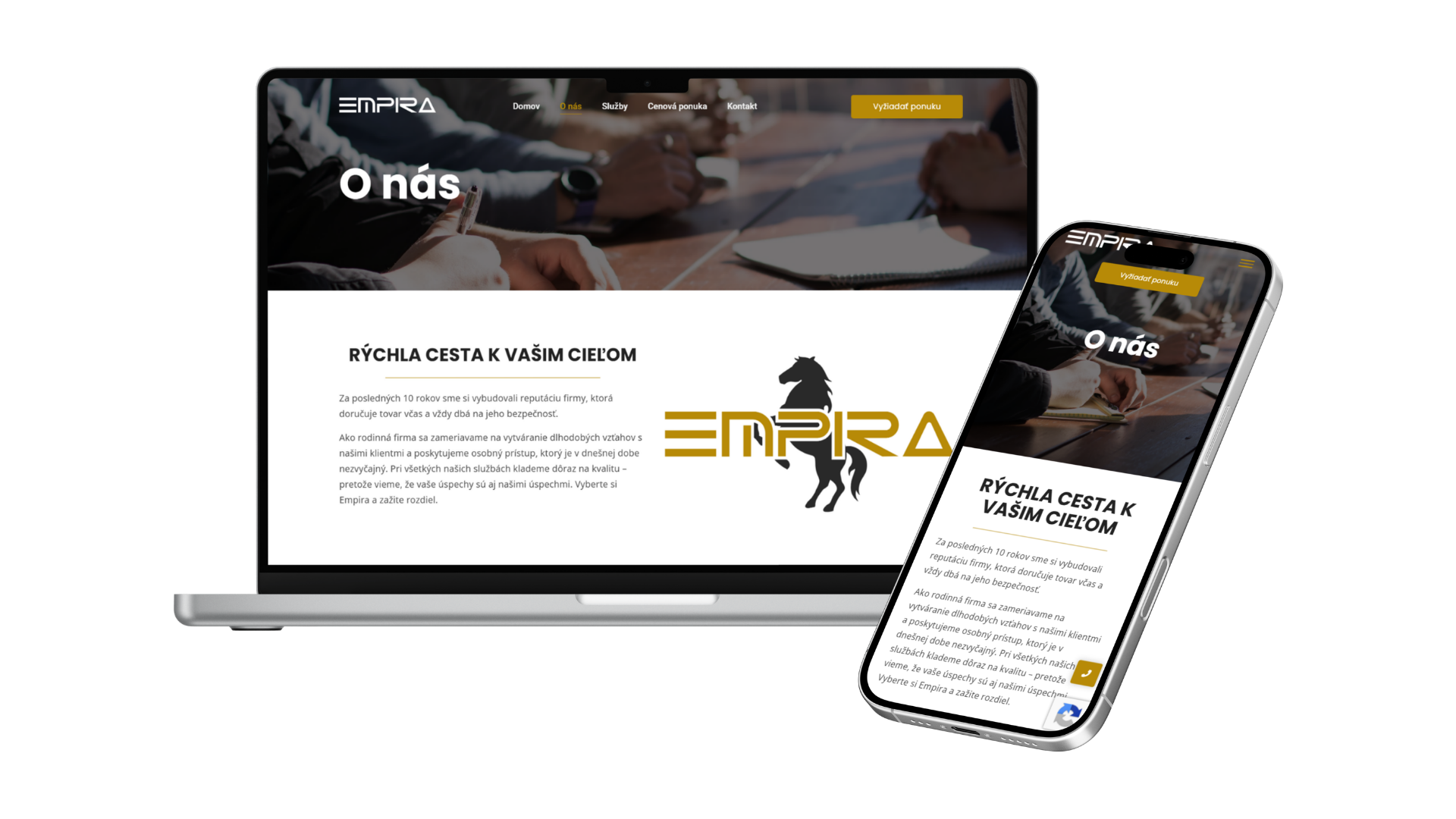 EMPIRA s.r.o. — Presentation website